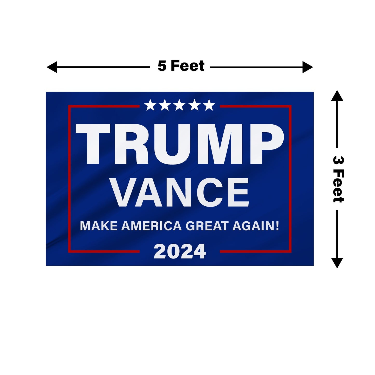 Trump Vance 2024 Make America Great Again Flag